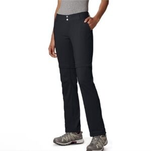 Columbia Black Women's Arrowhead Convertible Pants Shorts NWT